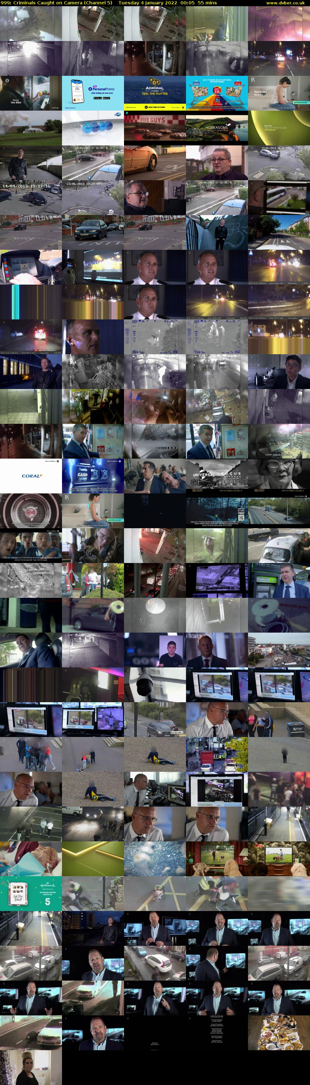 999: Criminals Caught on Camera (Channel 5) Tuesday 4 January 2022 00:05 - 01:00