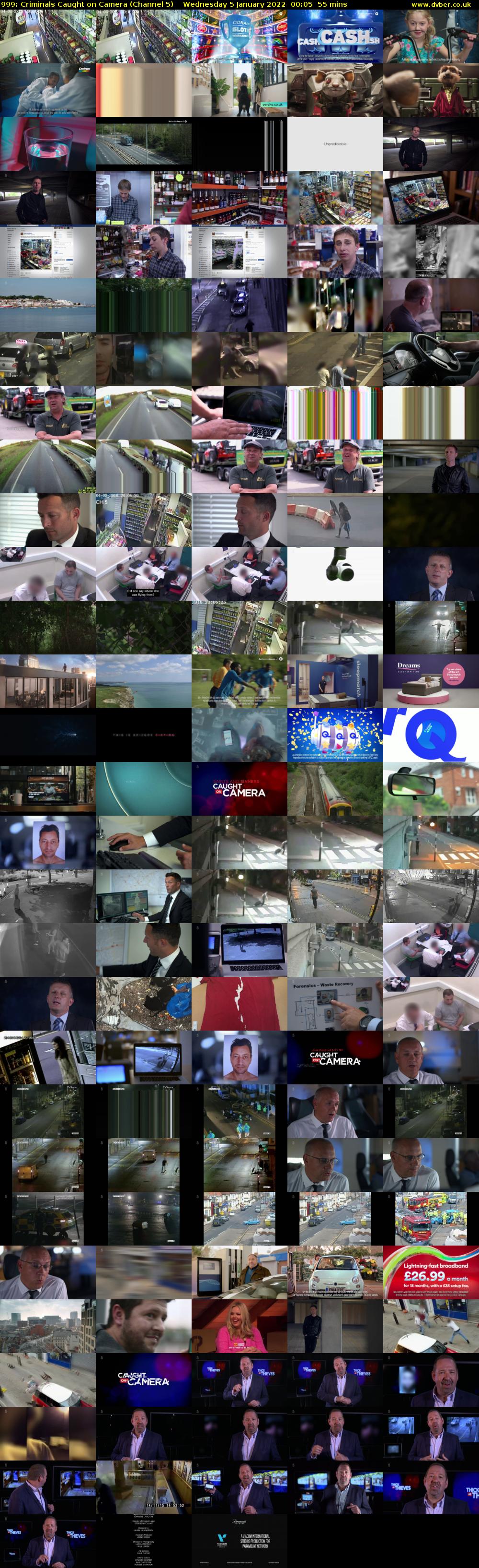 999: Criminals Caught on Camera (Channel 5) Wednesday 5 January 2022 00:05 - 01:00