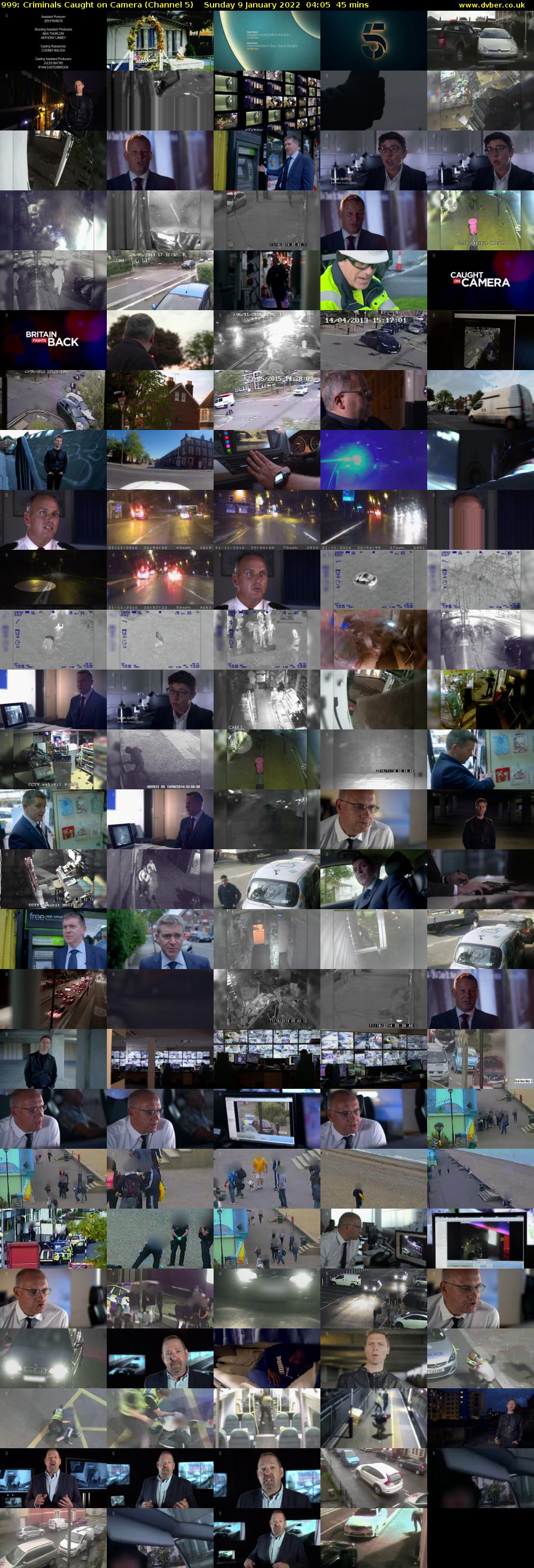 999: Criminals Caught on Camera (Channel 5) Sunday 9 January 2022 04:05 - 04:50