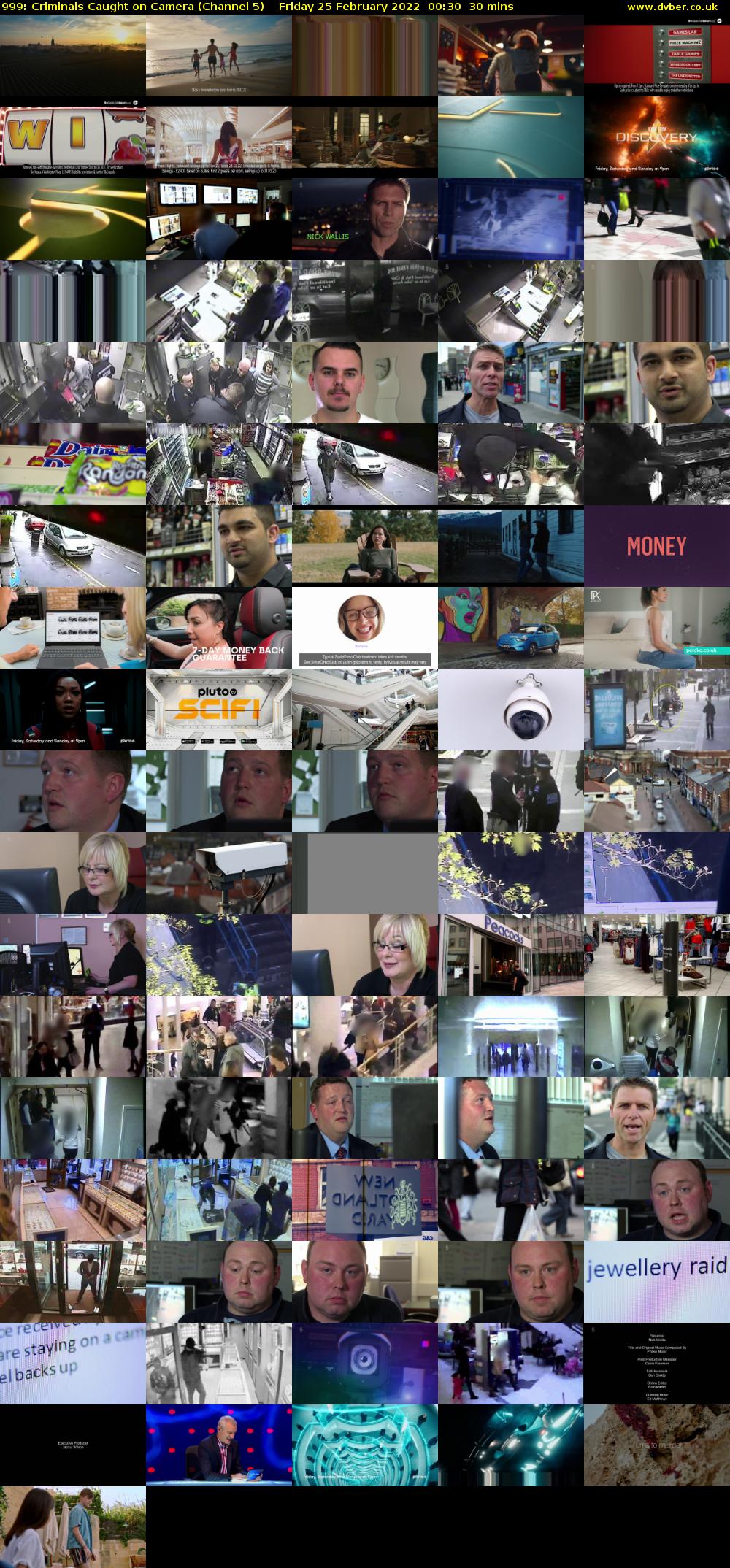 999: Criminals Caught on Camera (Channel 5) Friday 25 February 2022 00:30 - 01:00