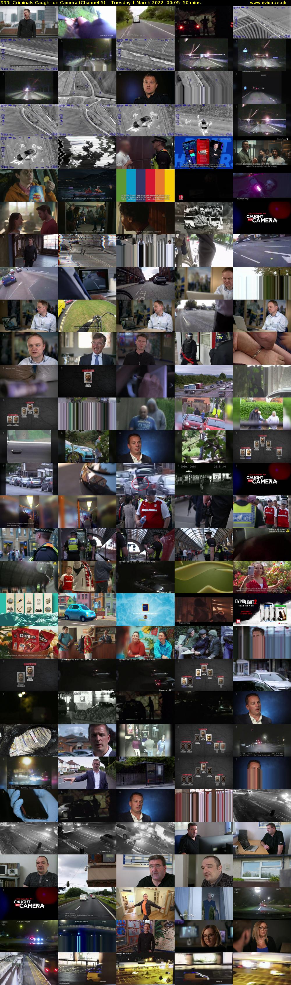 999: Criminals Caught on Camera (Channel 5) Tuesday 1 March 2022 00:05 - 00:55