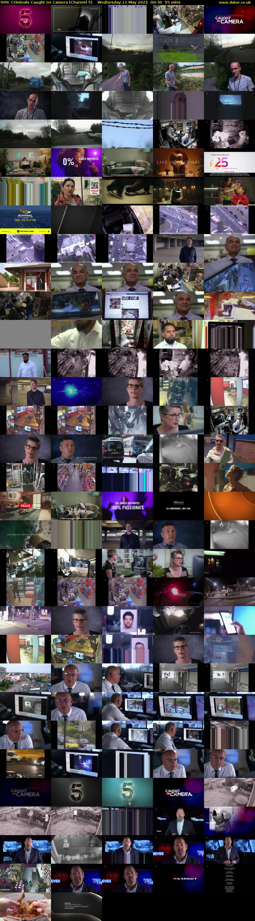 999: Criminals Caught on Camera (Channel 5) Wednesday 11 May 2022 00:30 - 01:25