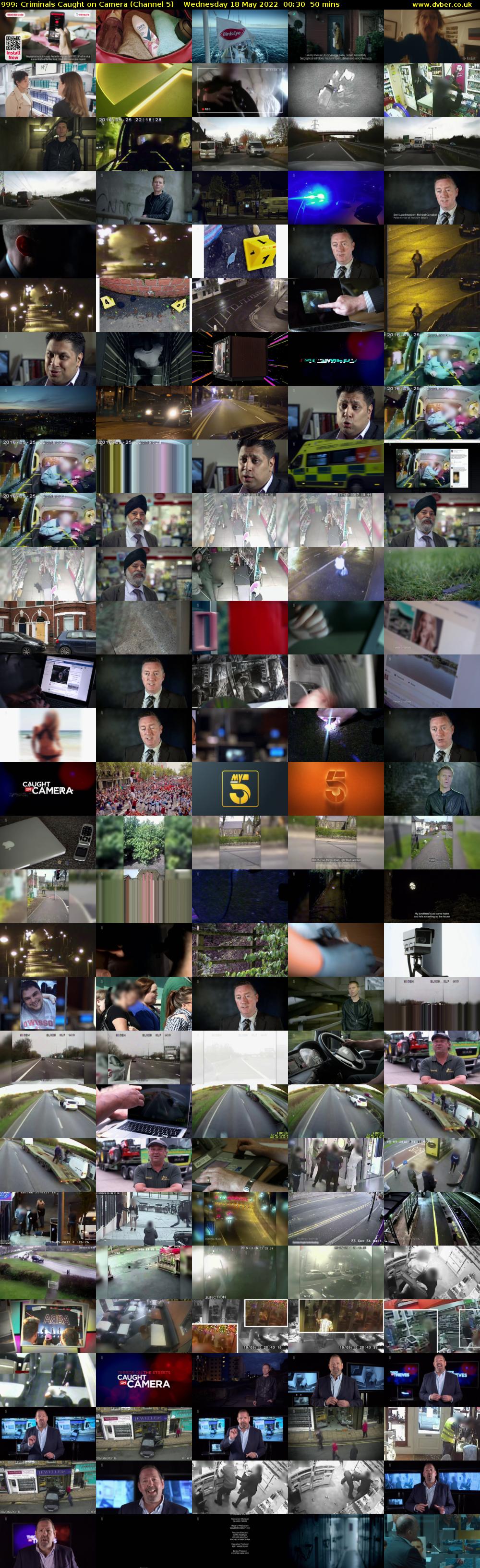 999: Criminals Caught on Camera (Channel 5) Wednesday 18 May 2022 00:30 - 01:20