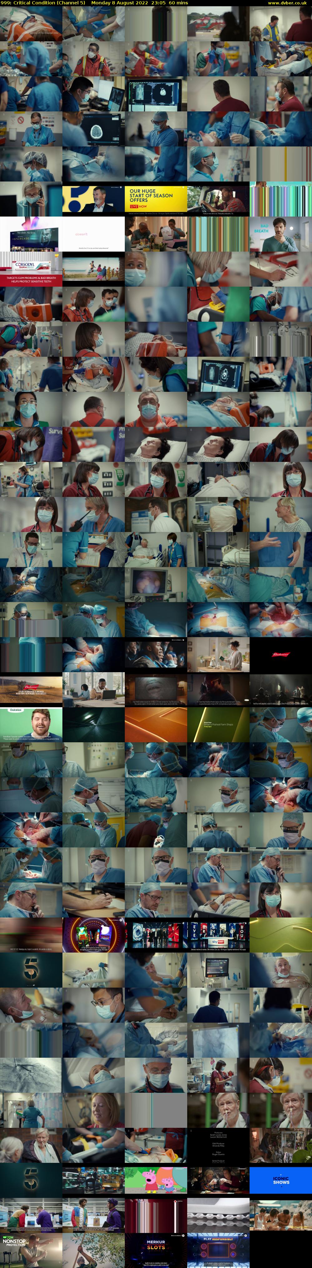 999: Critical Condition (Channel 5) Monday 8 August 2022 23:05 - 00:05