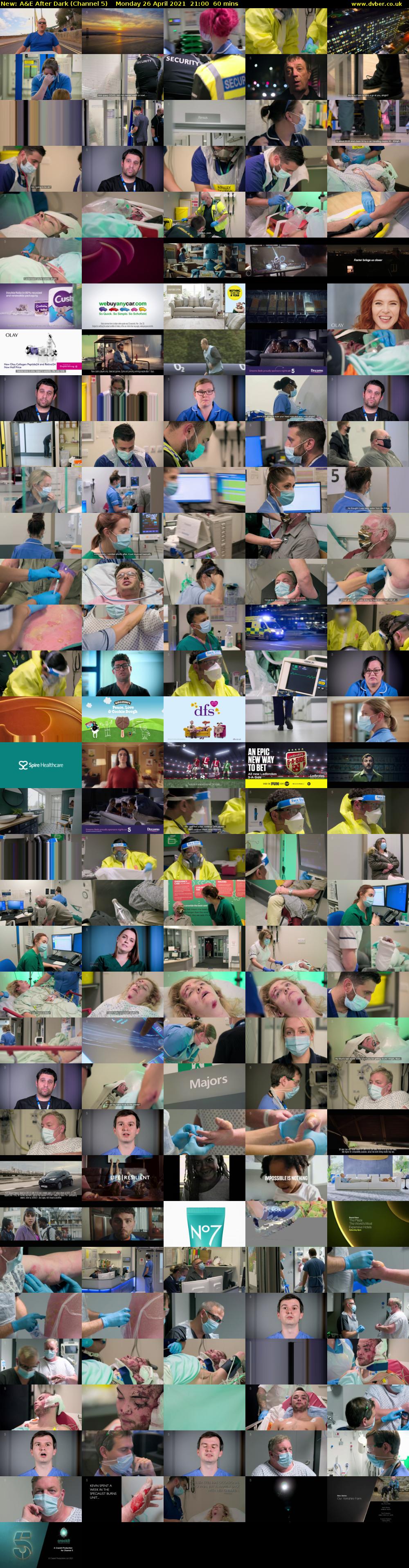 A&E After Dark (Channel 5) Monday 26 April 2021 21:00 - 22:00