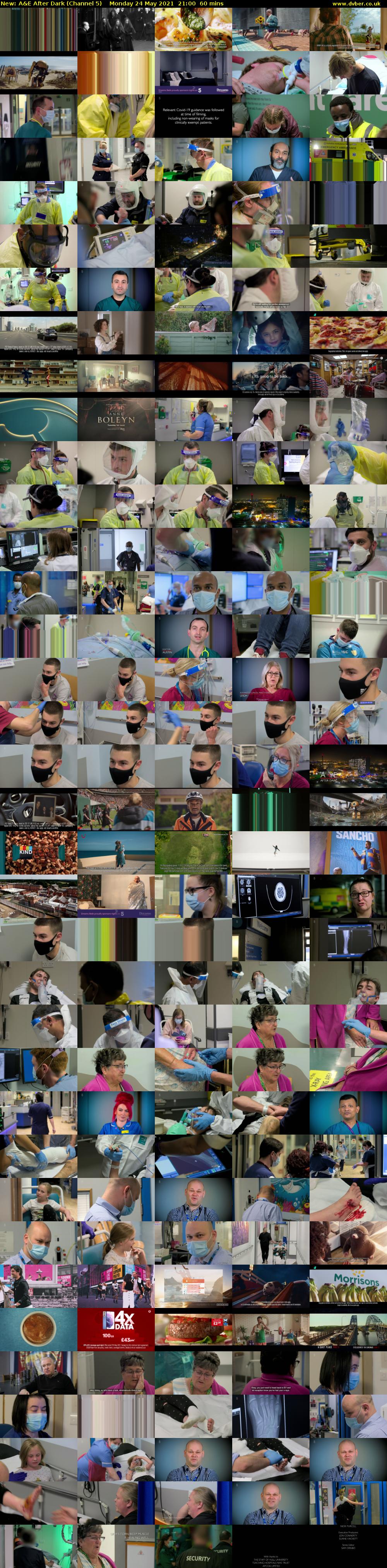 A&E After Dark (Channel 5) Monday 24 May 2021 21:00 - 22:00