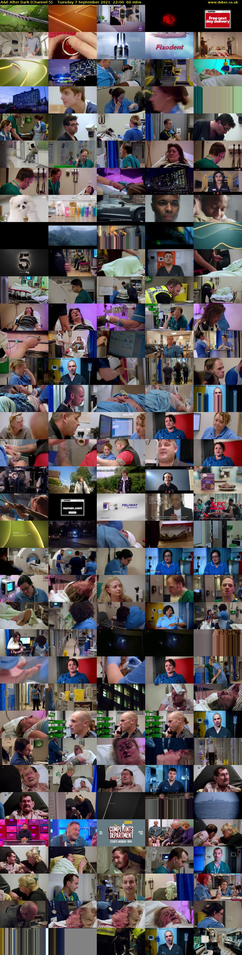 A&E After Dark (Channel 5) Tuesday 7 September 2021 22:00 - 23:00