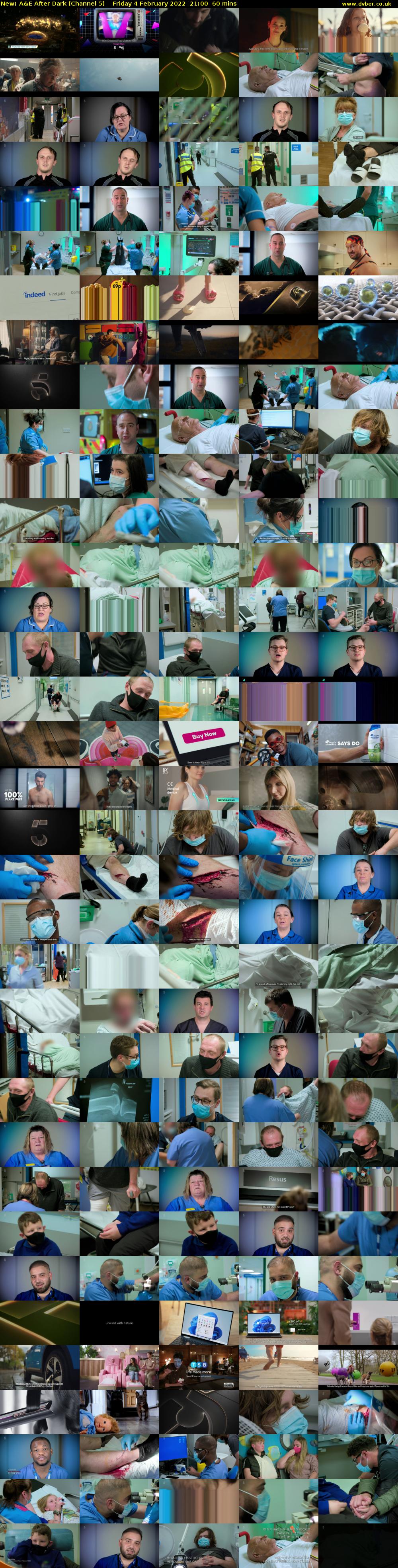 A&E After Dark (Channel 5) Friday 4 February 2022 21:00 - 22:00