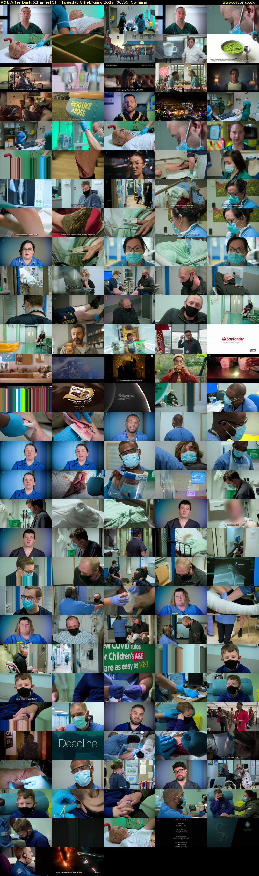 A&E After Dark (Channel 5) Tuesday 8 February 2022 00:05 - 01:00