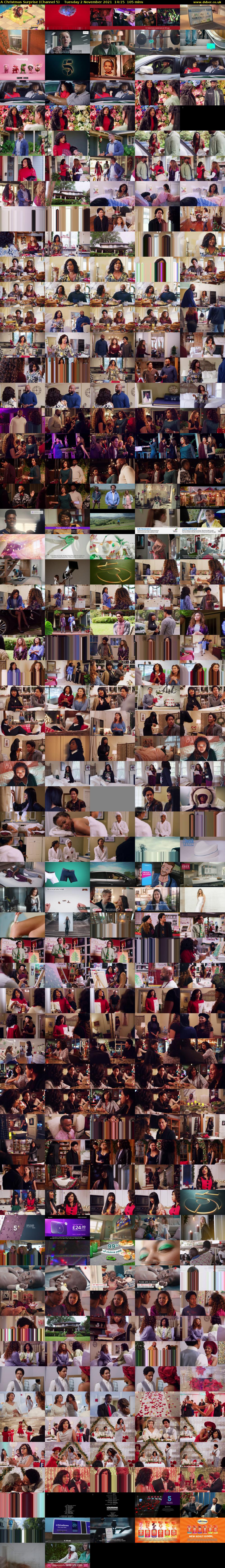A Christmas Surprise (Channel 5) Tuesday 2 November 2021 14:15 - 16:00