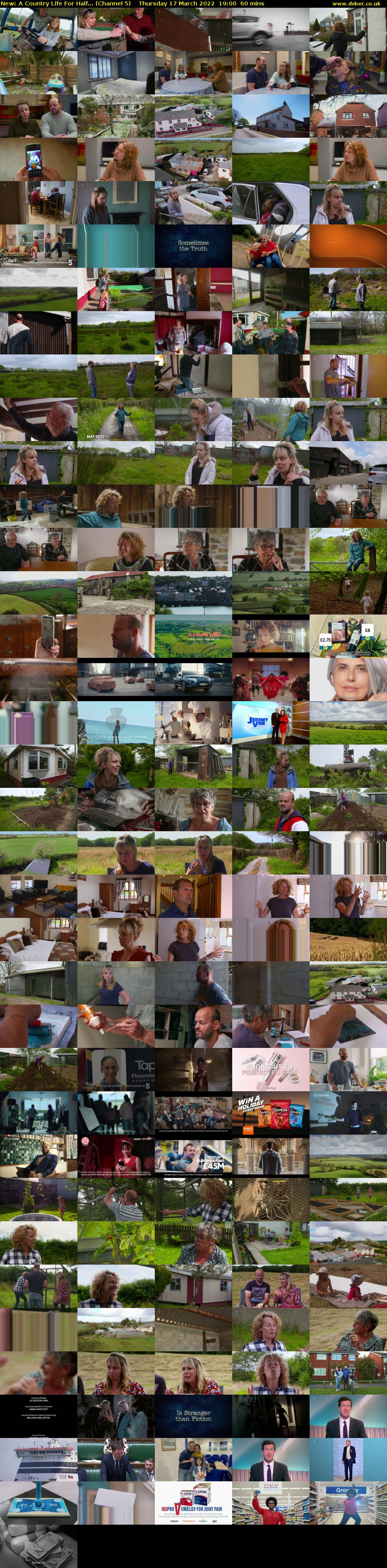 A Country Life For Half... (Channel 5) Thursday 17 March 2022 19:00 - 20:00