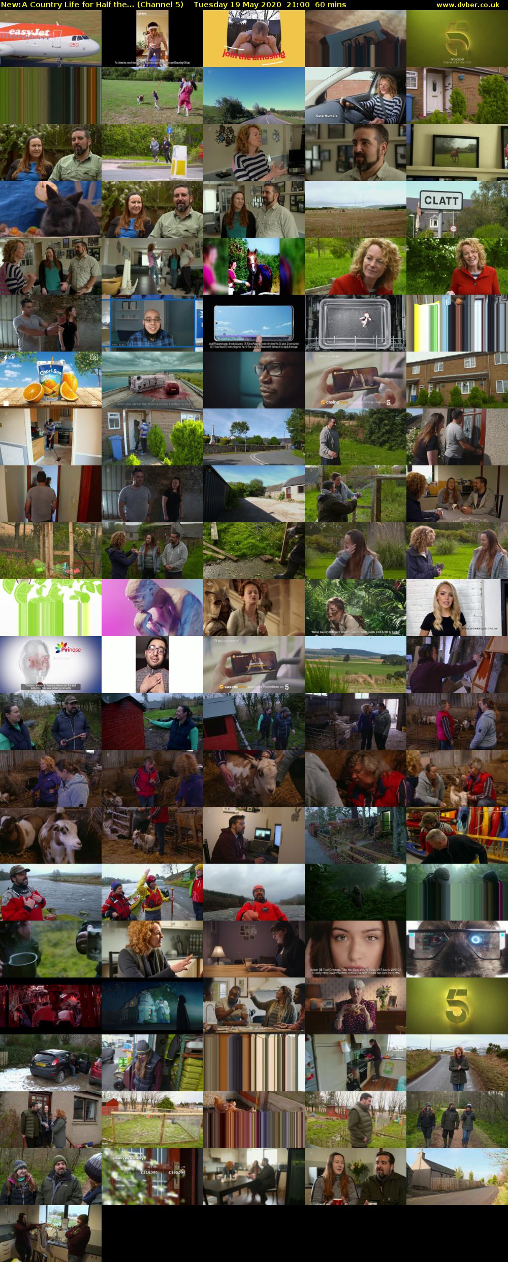 A Country Life for Half the... (Channel 5) Tuesday 19 May 2020 21:00 - 22:00