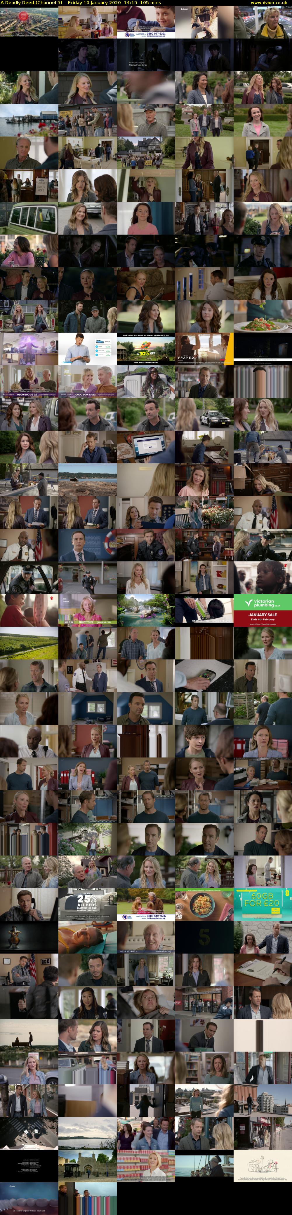 A Deadly Deed (Channel 5) Friday 10 January 2020 14:15 - 16:00