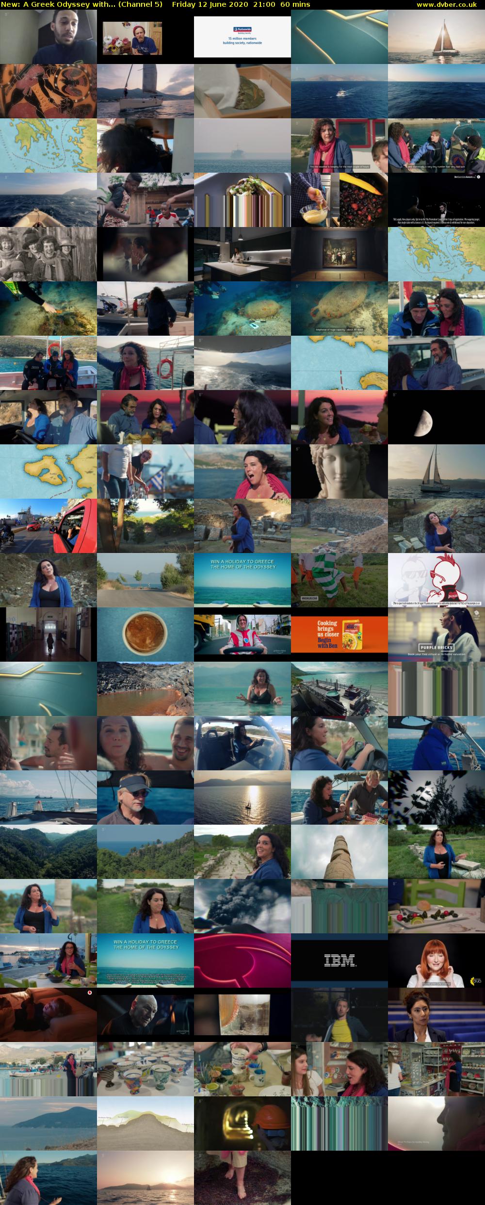 A Greek Odyssey with... (Channel 5) Friday 12 June 2020 21:00 - 22:00