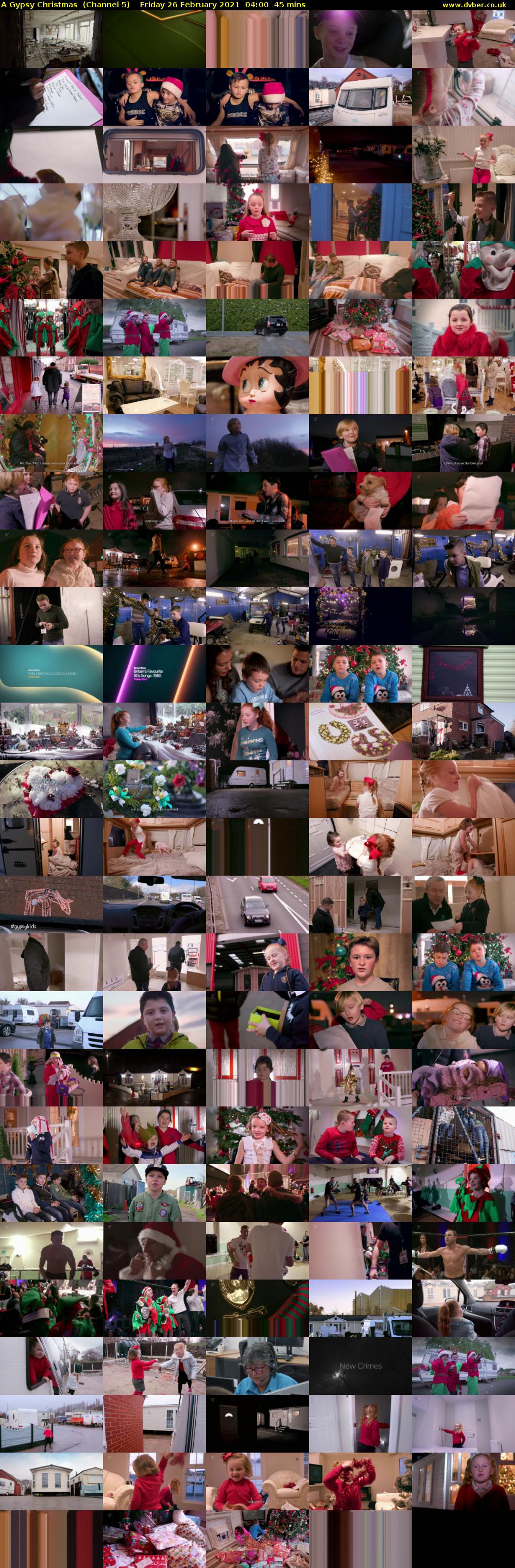A Gypsy Christmas  (Channel 5) Friday 26 February 2021 04:00 - 04:45