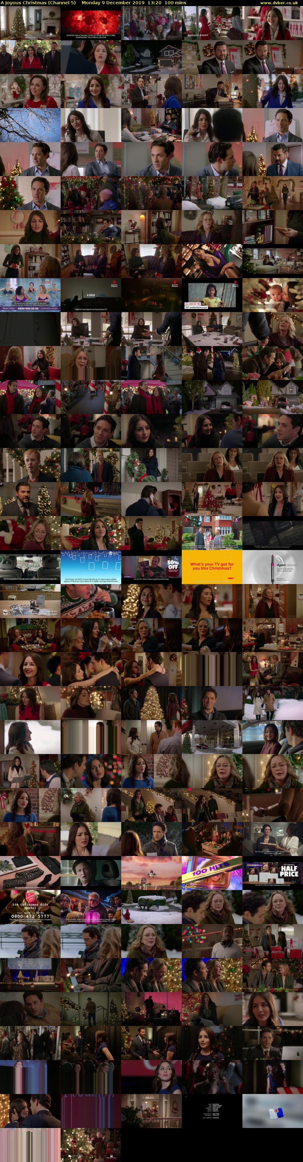 A Joyous Christmas (Channel 5) Monday 9 December 2019 13:20 - 15:00