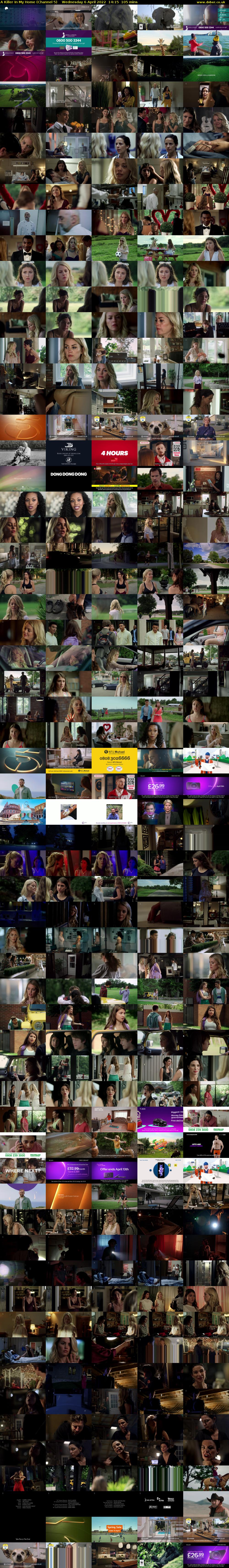 A Killer In My Home (Channel 5) Wednesday 6 April 2022 14:15 - 16:00