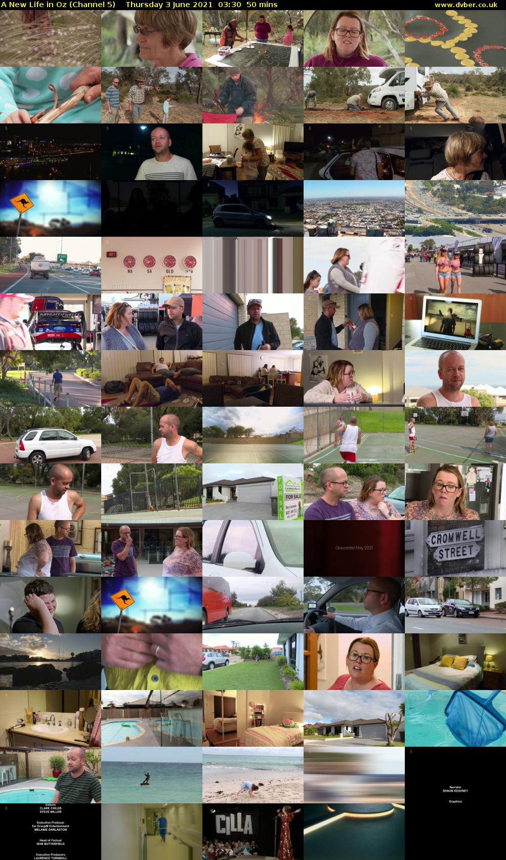 A New Life in Oz (Channel 5) Thursday 3 June 2021 03:30 - 04:20
