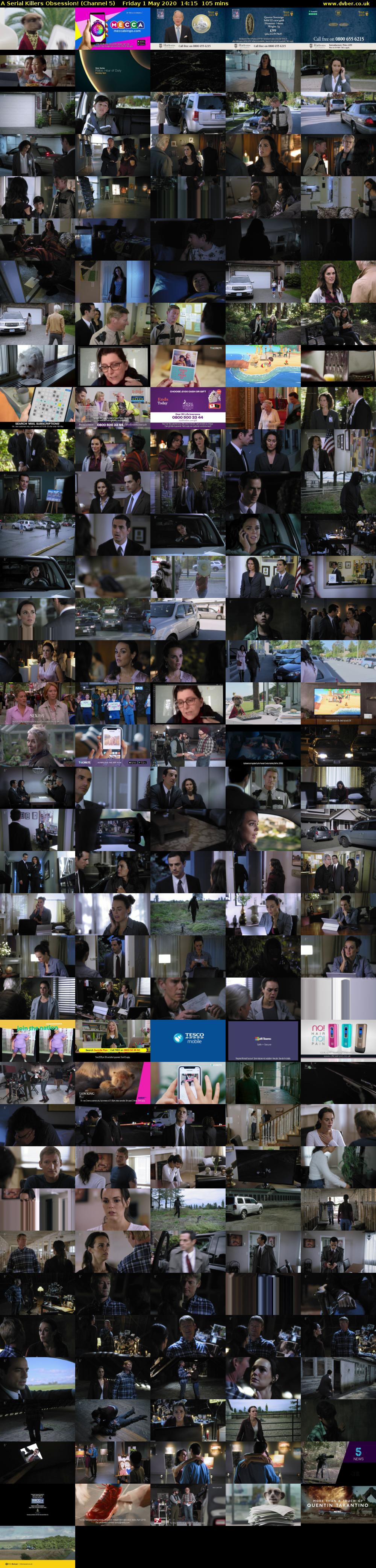 A Serial Killers Obsession! (Channel 5) Friday 1 May 2020 14:15 - 16:00