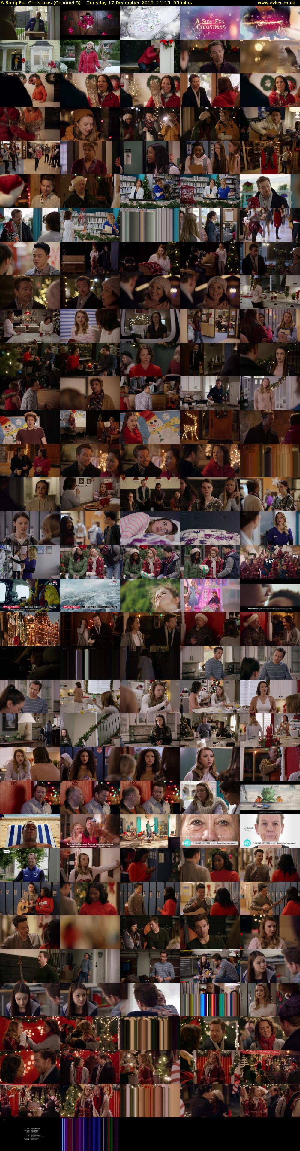 A Song For Christmas (Channel 5) Tuesday 17 December 2019 11:15 - 12:50