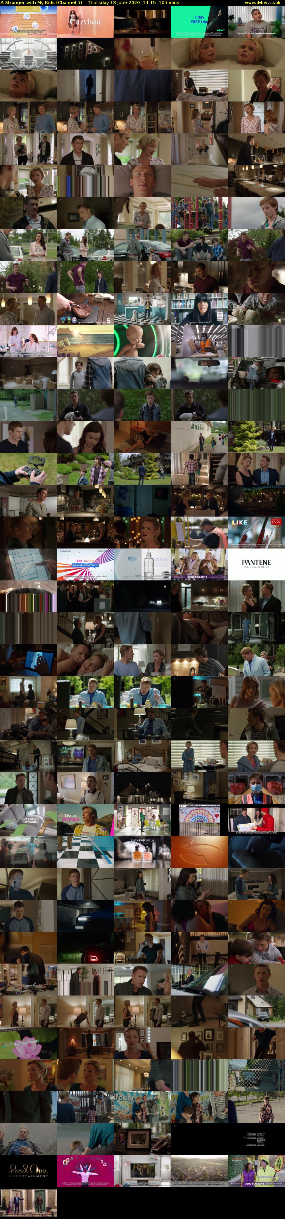 A Stranger with My Kids (Channel 5) Thursday 18 June 2020 14:15 - 16:00
