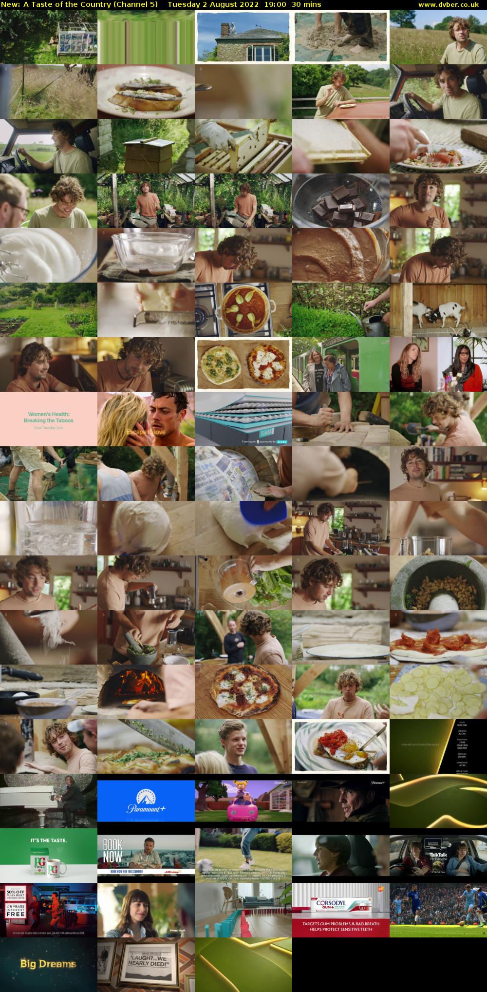 A Taste of the Country (Channel 5) Tuesday 2 August 2022 19:00 - 19:30