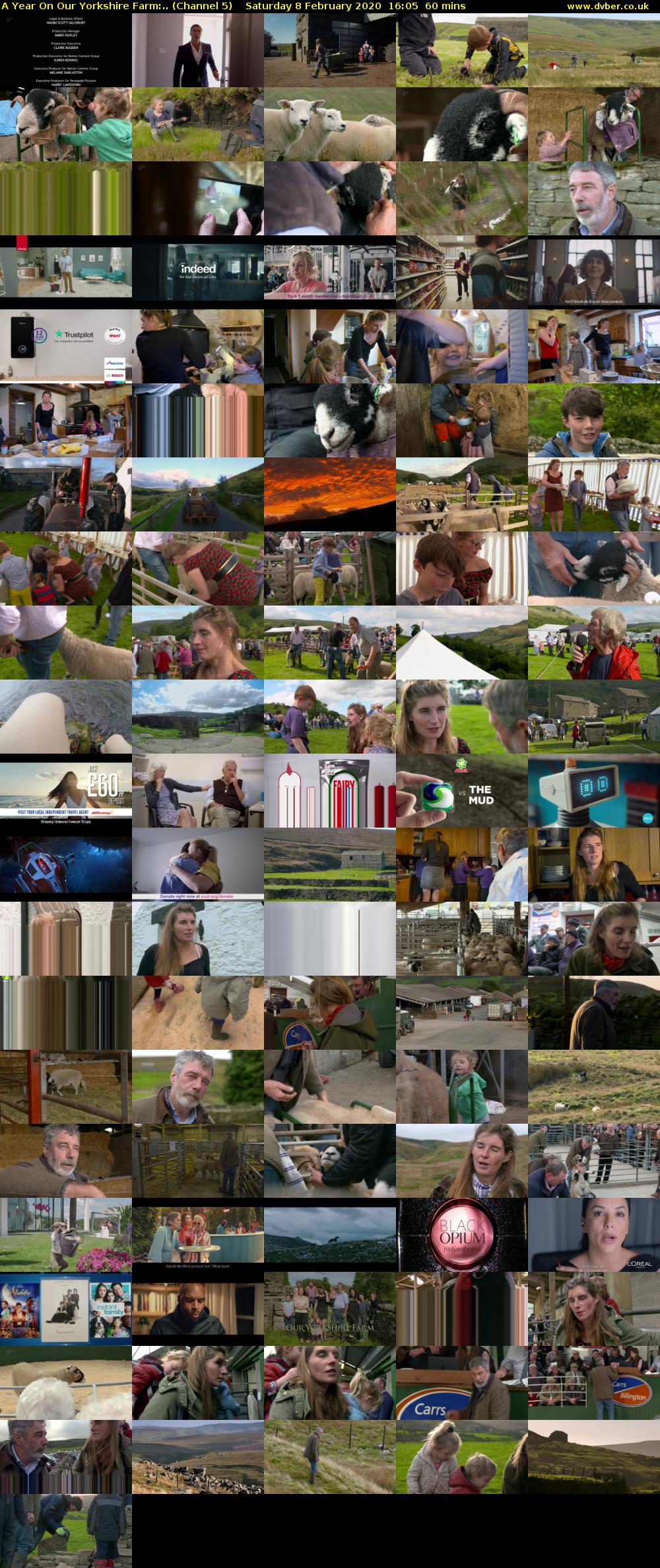 A Year On Our Yorkshire Farm:.. (Channel 5) Saturday 8 February 2020 16:05 - 17:05