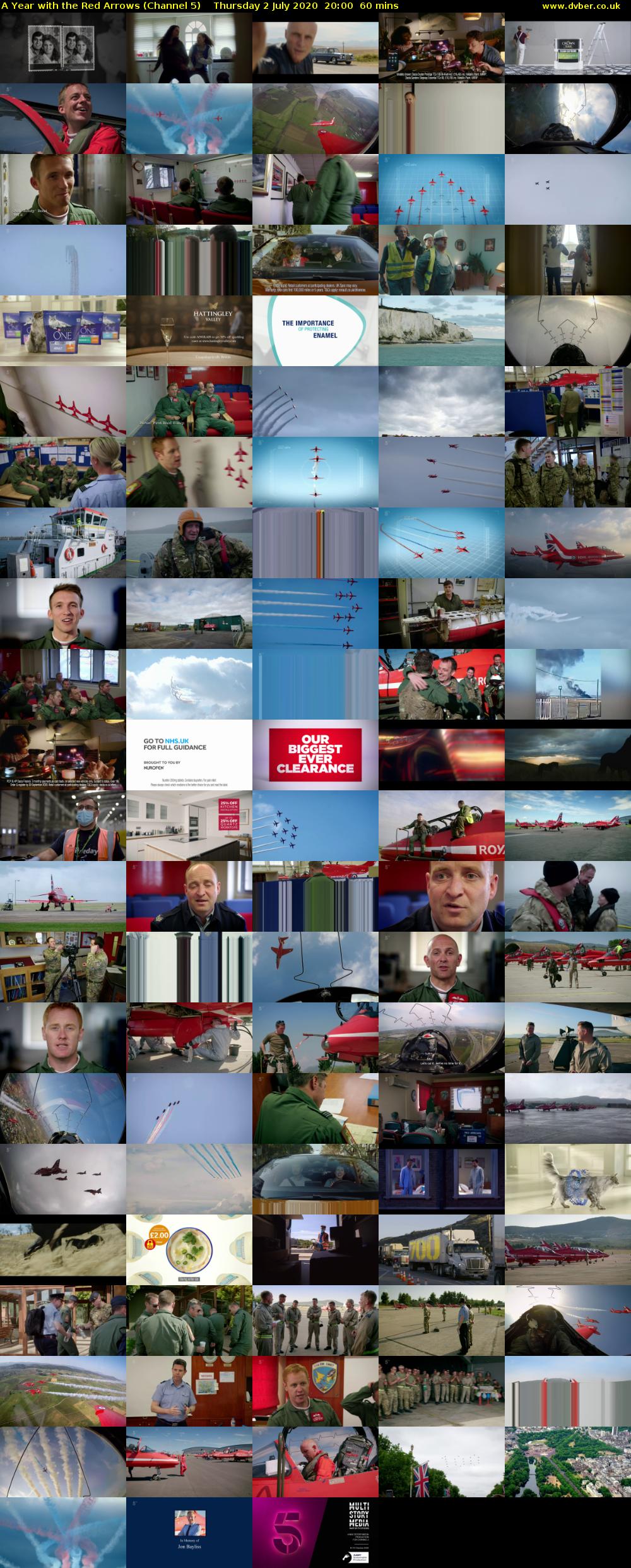A Year with the Red Arrows (Channel 5) Thursday 2 July 2020 20:00 - 21:00