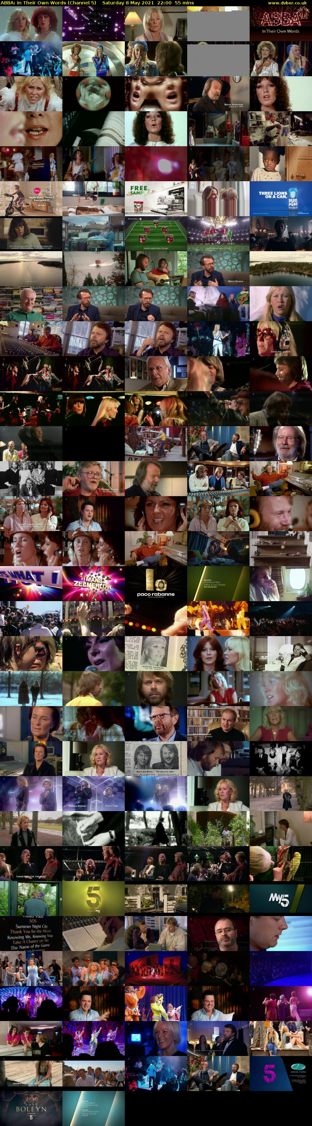 ABBA: In Their Own Words (Channel 5) Saturday 8 May 2021 22:00 - 22:55