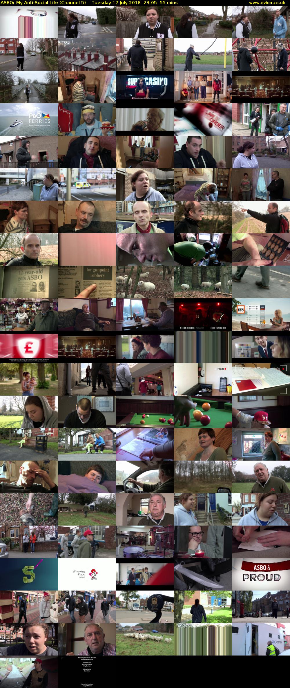 ASBO: My Anti-Social Life (Channel 5) Tuesday 17 July 2018 23:05 - 00:00