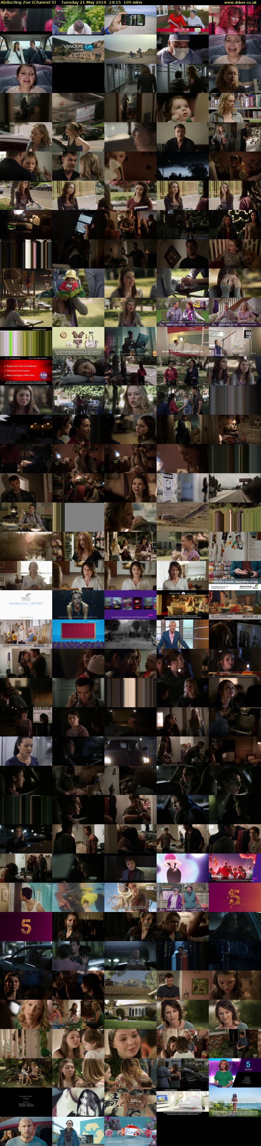 Abducting Zoe (Channel 5) Tuesday 21 May 2019 14:15 - 16:00