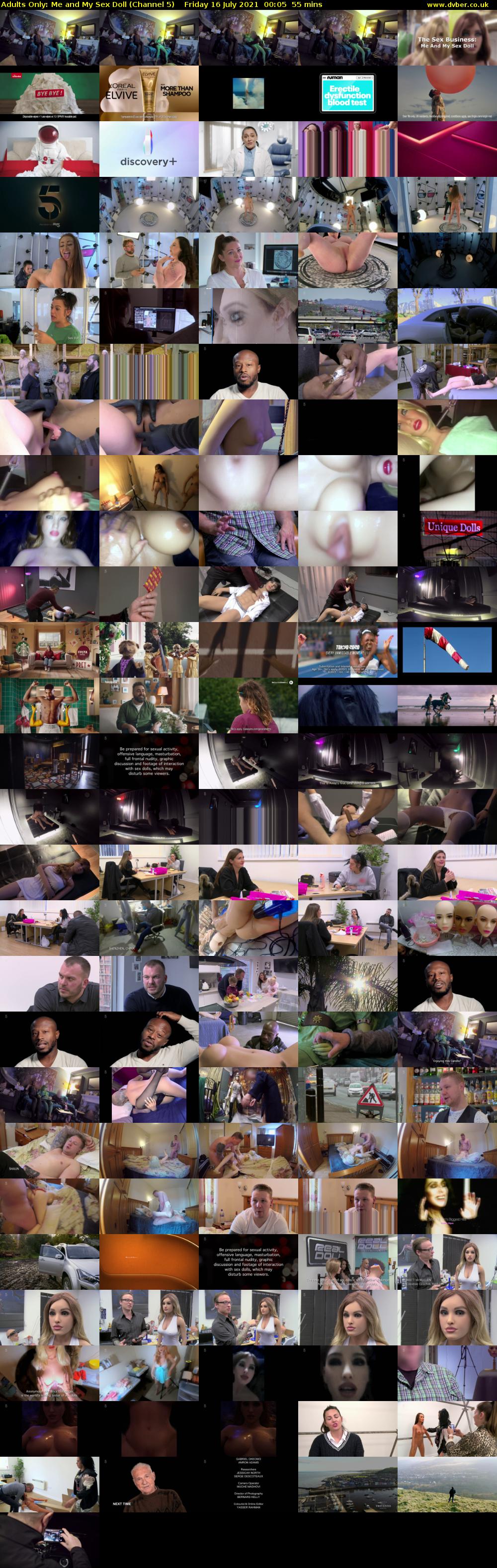 Adults Only: Me and My Sex Doll (Channel 5) Friday 16 July 2021 00:05 - 01:00
