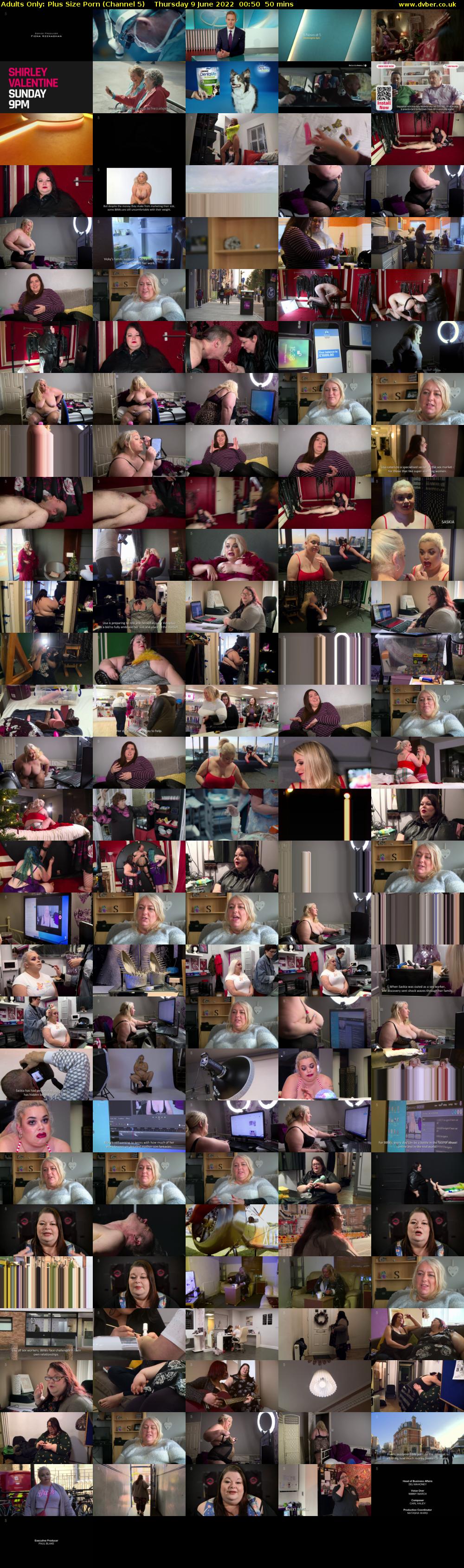 Adults Only: Plus Size Porn (Channel 5) Thursday 9 June 2022 00:50 - 01:40
