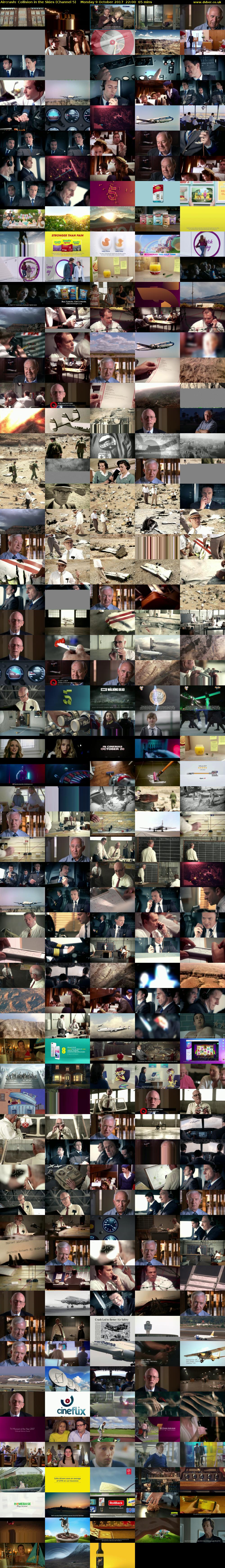 Aircrash: Collision in the Skies (Channel 5) Monday 9 October 2017 22:00 - 23:05