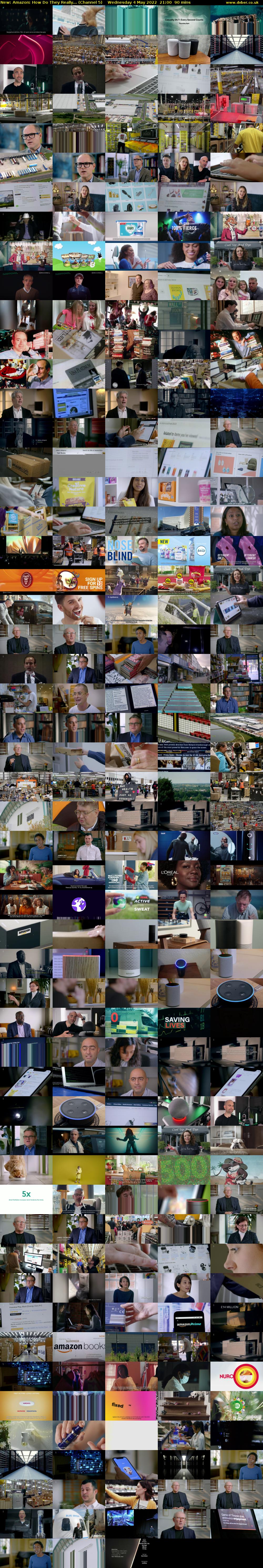 Amazon: How Do They Really... (Channel 5) Wednesday 4 May 2022 21:00 - 22:30