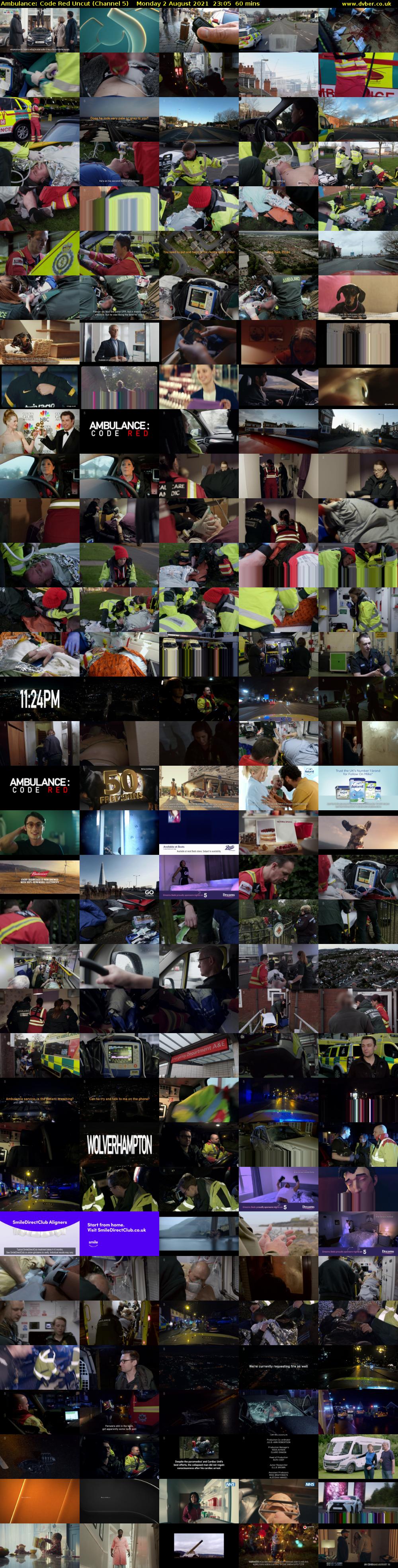 Ambulance: Code Red Uncut (Channel 5) Monday 2 August 2021 23:05 - 00:05