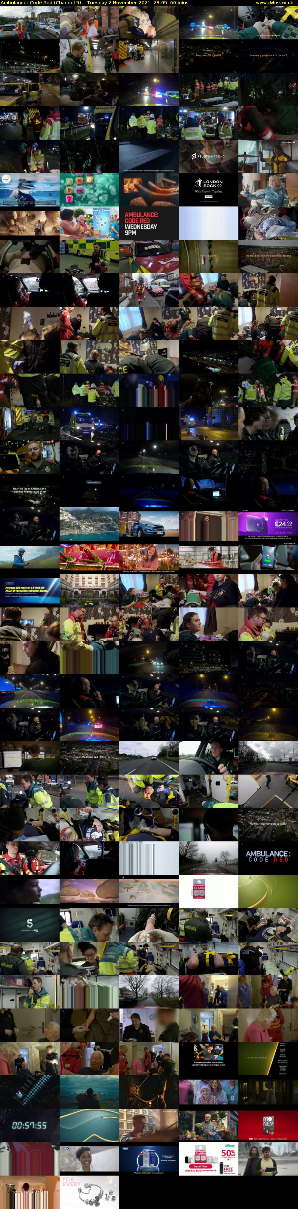 Ambulance: Code Red (Channel 5) Tuesday 2 November 2021 23:05 - 00:05
