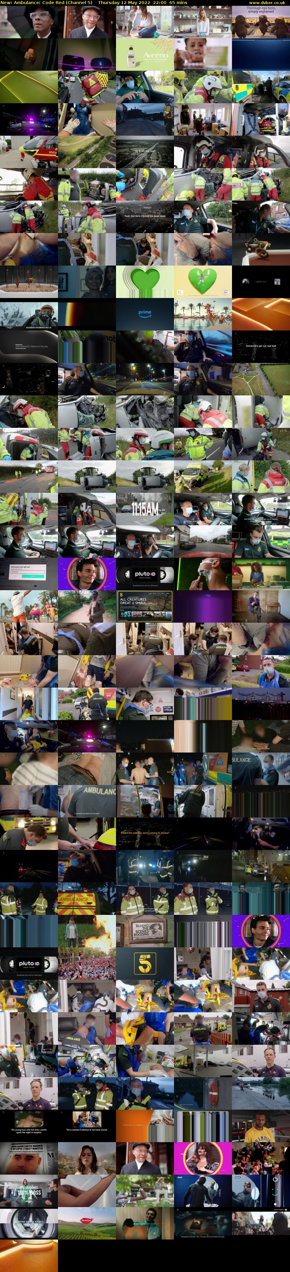 Ambulance: Code Red (Channel 5) Thursday 12 May 2022 22:00 - 23:05