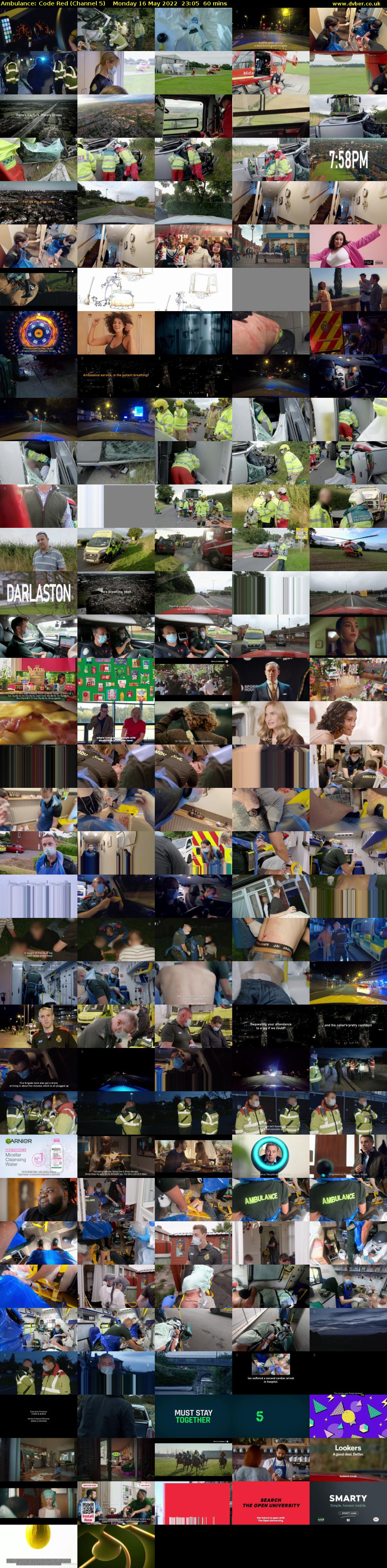 Ambulance: Code Red (Channel 5) Monday 16 May 2022 23:05 - 00:05