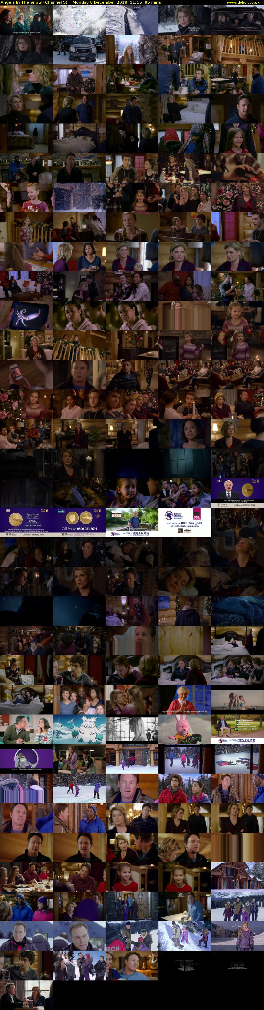 Angels In The Snow (Channel 5) Monday 9 December 2019 11:15 - 12:50
