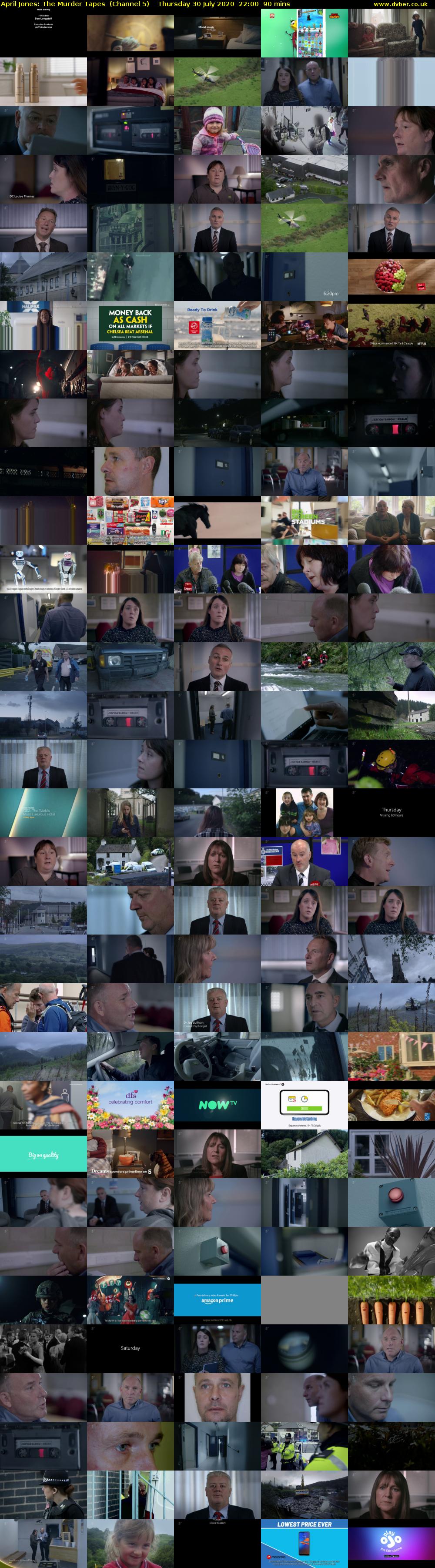 April Jones: The Murder Tapes  (Channel 5) Thursday 30 July 2020 22:00 - 23:30