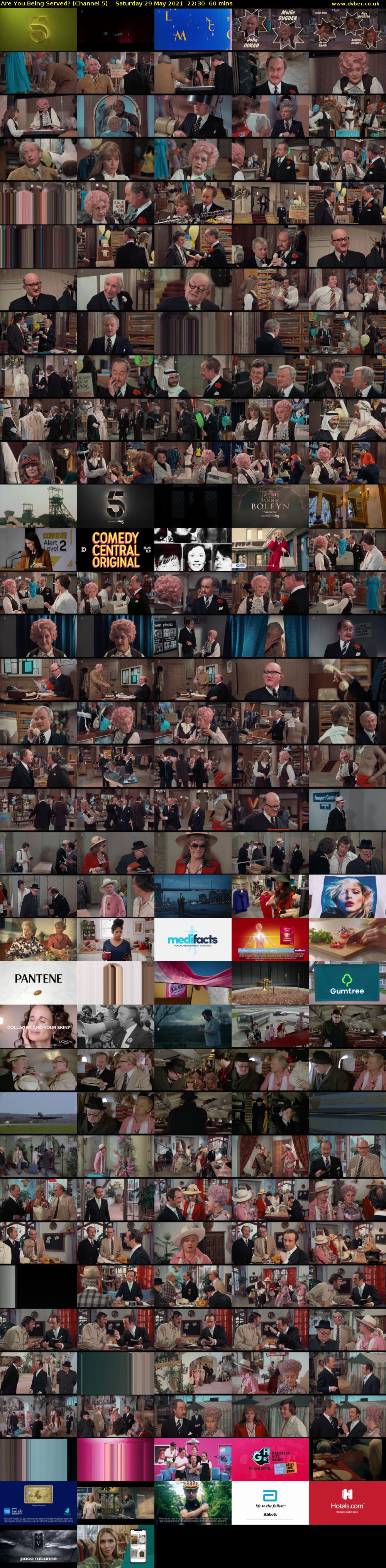 Are You Being Served? (Channel 5) Saturday 29 May 2021 22:30 - 23:30