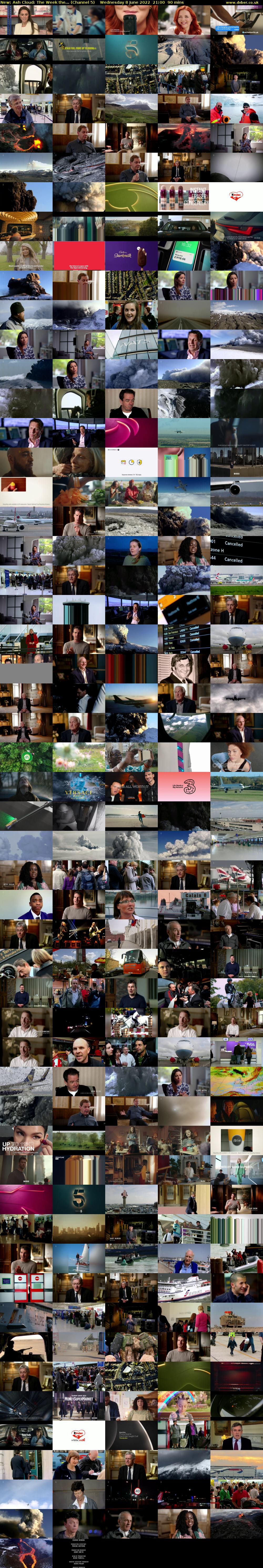 Ash Cloud: The Week the... (Channel 5) Wednesday 8 June 2022 21:00 - 22:30