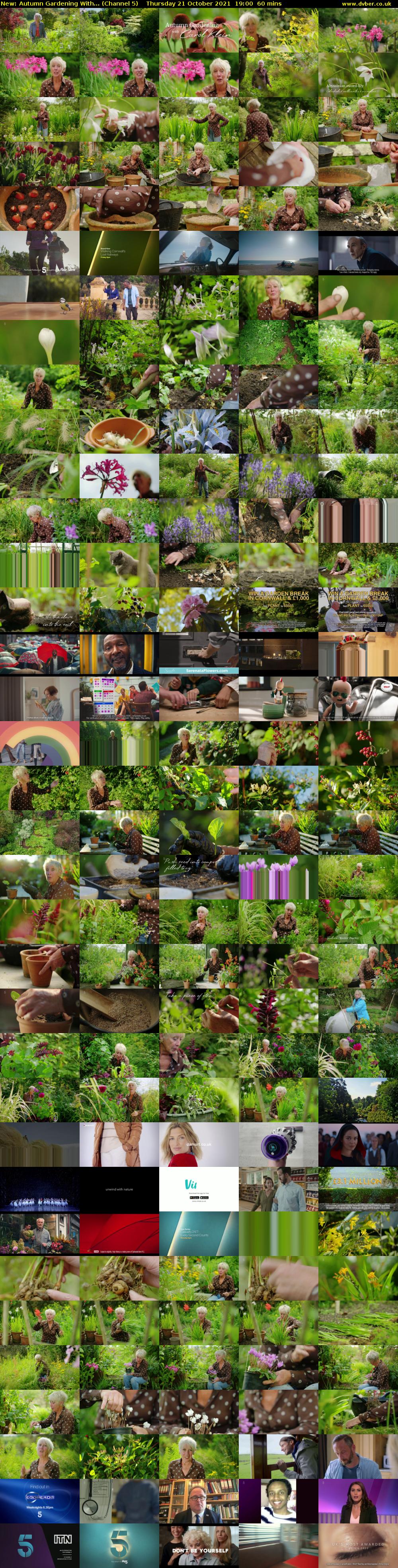 Autumn Gardening With... (Channel 5) Thursday 21 October 2021 19:00 - 20:00