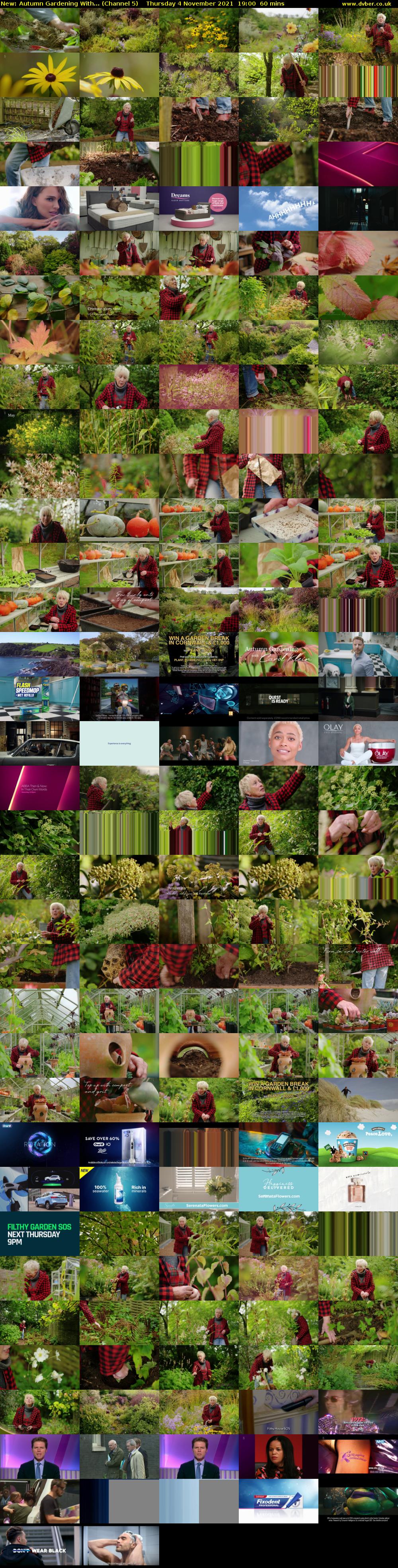 Autumn Gardening With... (Channel 5) Thursday 4 November 2021 19:00 - 20:00