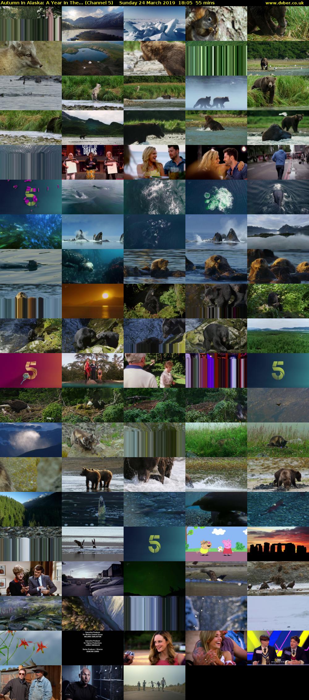 Autumn In Alaska: A Year In The... (Channel 5) Sunday 24 March 2019 18:05 - 19:00