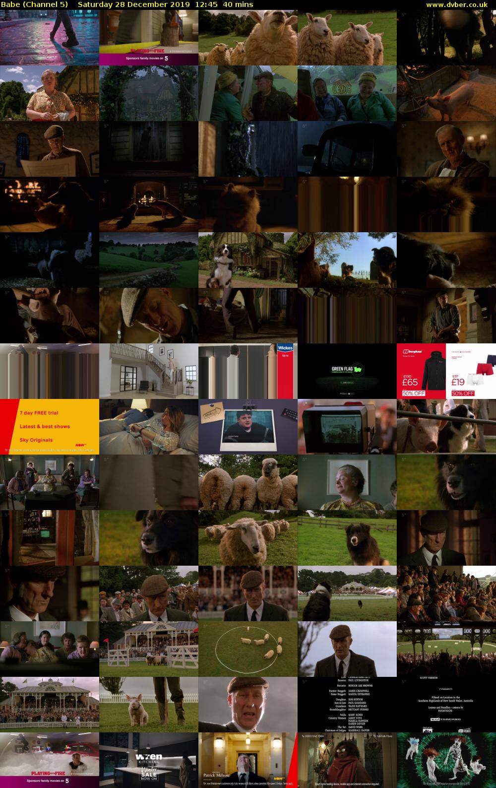 Babe (Channel 5) Saturday 28 December 2019 12:45 - 13:25