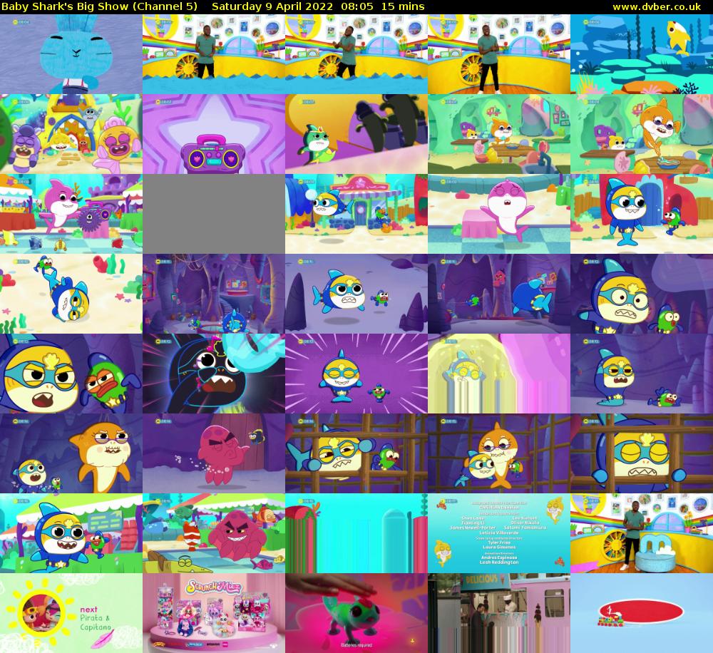 Baby Shark's Big Show (Channel 5) Saturday 9 April 2022 08:05 - 08:20