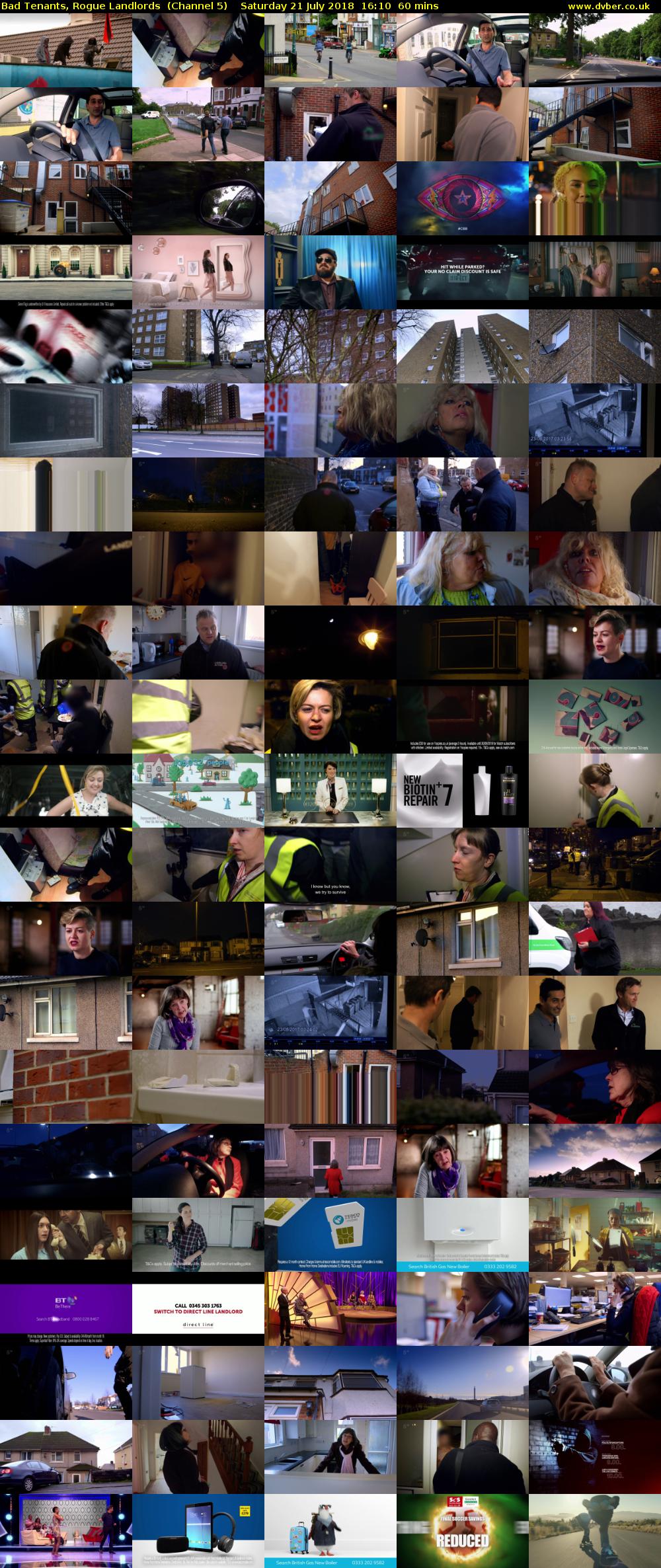 Bad Tenants, Rogue Landlords  (Channel 5) Saturday 21 July 2018 16:10 - 17:10