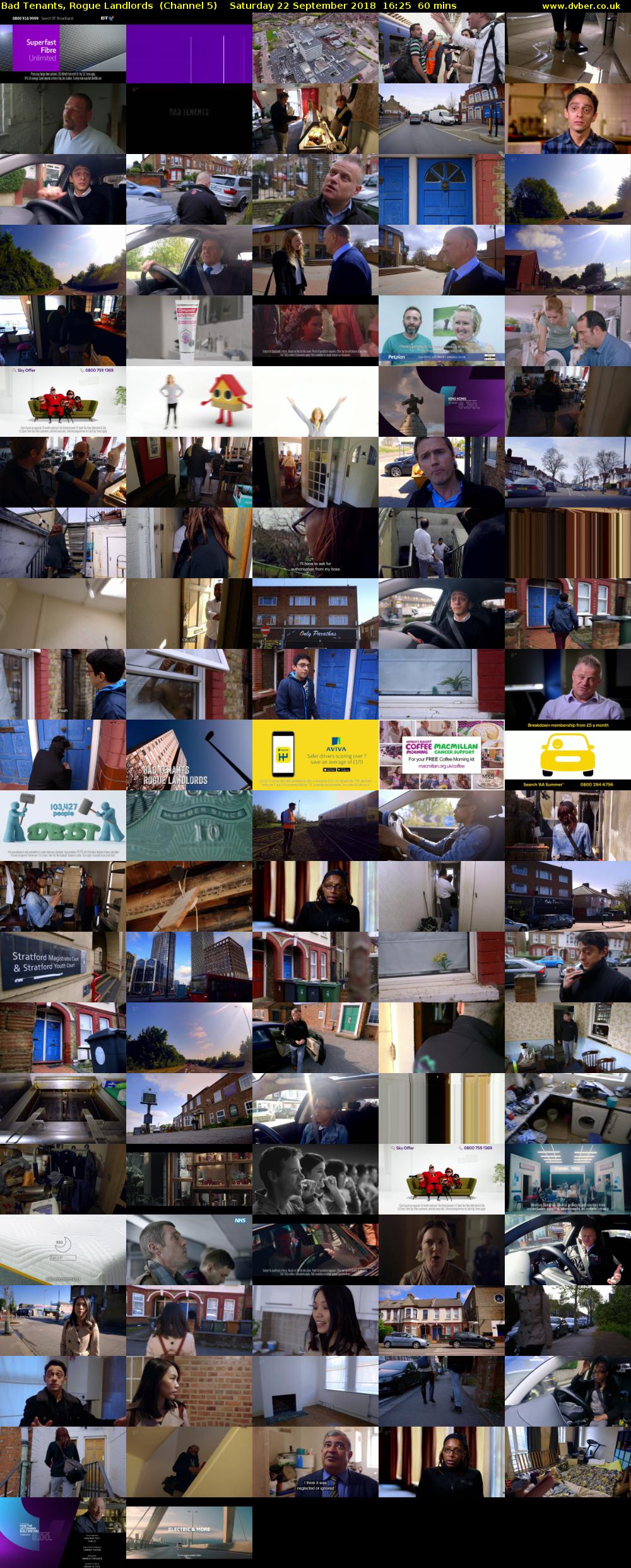 Bad Tenants, Rogue Landlords  (Channel 5) Saturday 22 September 2018 16:25 - 17:25